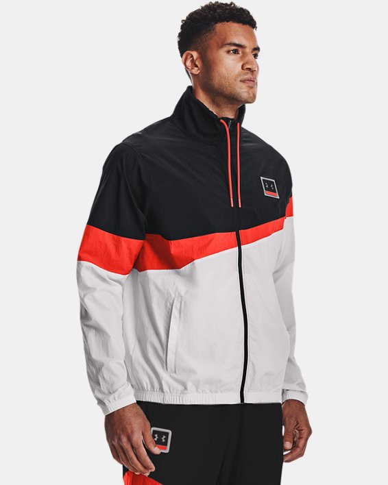 เสื้อแจ็คเก็ต UA 21230 Full Zip สำหรับผู้ชาย, Black, pdpMainDesktop image number 0